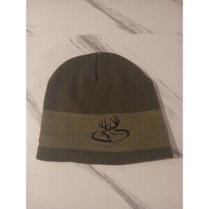 Primos Hunting Calls Embroidered Green Stripe Logo Emblem Beanie Men's One Size